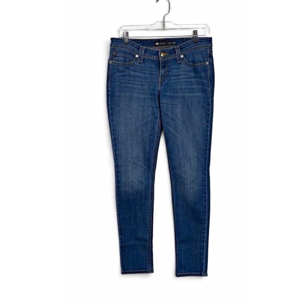Levi's Demi Curve Women's Skinny Jeans Size 9/29 29x32 Dark Wash Low Rise